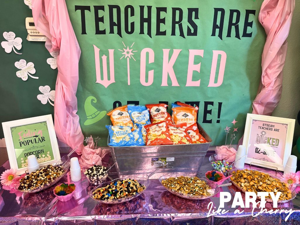 Feeling popular popcorn & trail mix bar