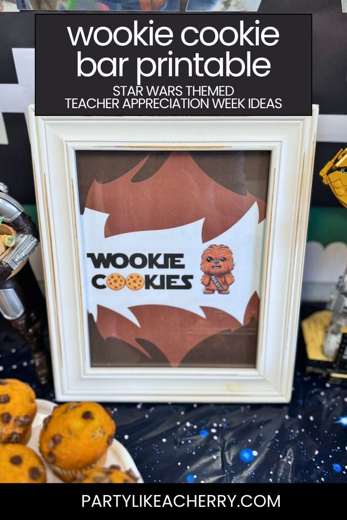 This 8x10 "wookie cookies" printable is included in the digital bundle