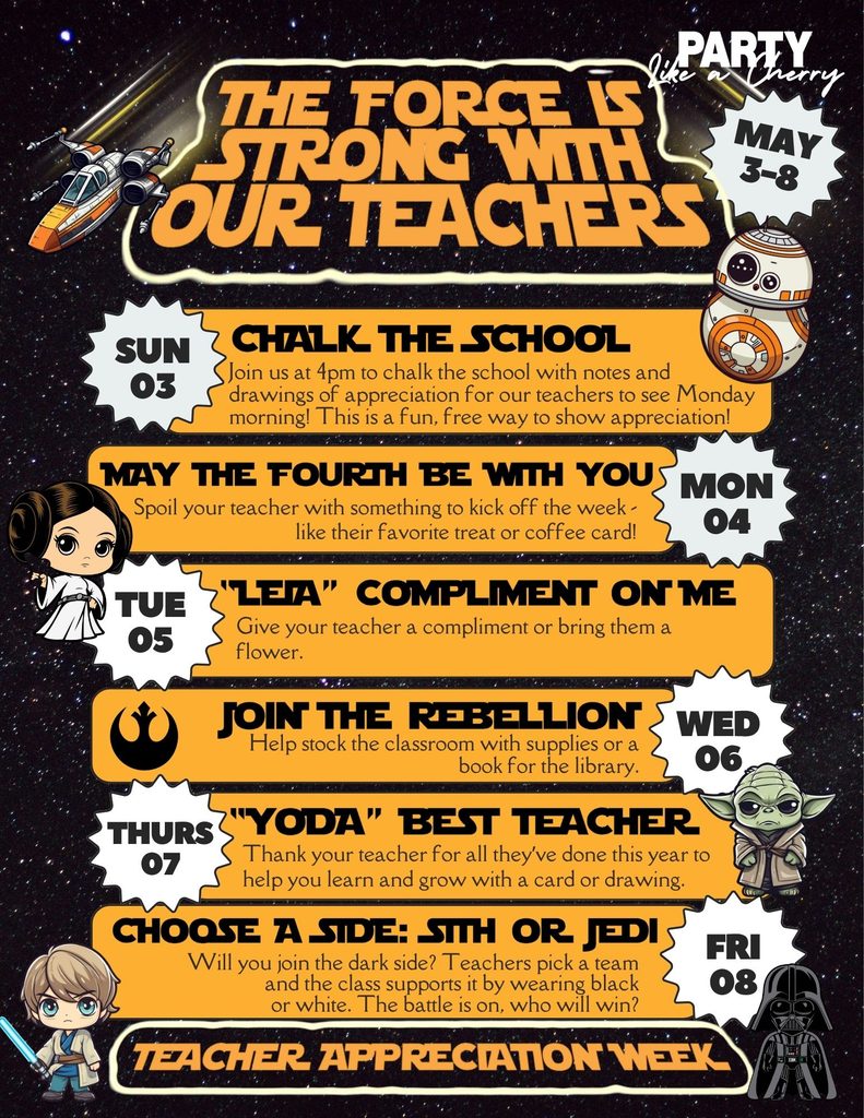 Teacher Appreciation Week Family Flyer- send this home with the families in preparation of TAW. Canva template available in digital bundle. 