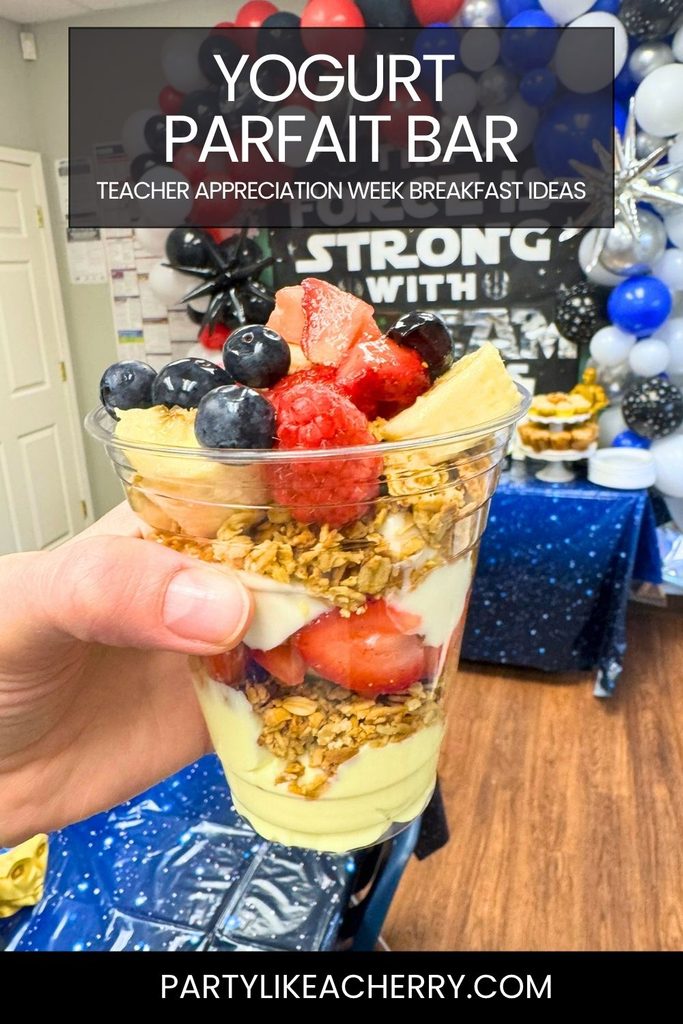 Try this low prep breakfast idea that teachers loved for Teacher Appreciation Week